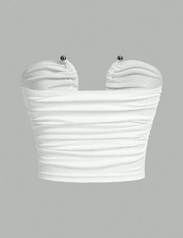 Top SHEIN, alb