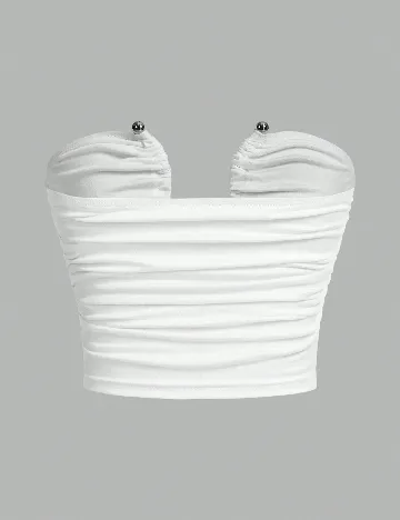 Top SHEIN, alb