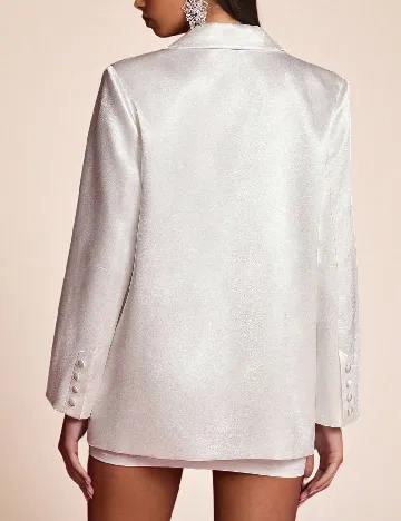 Sacou Oversize SHEIN, alb