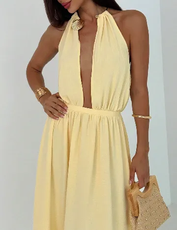 Rochie medie SHEIN, galben