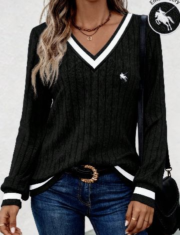 Bluza SHEIN, negru