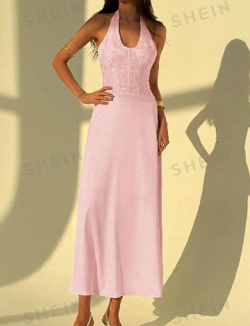 Rochie lunga SHEIN, roz