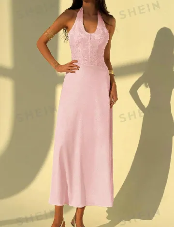 Rochie lunga SHEIN, roz