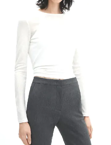 Pantaloni Mango, gri