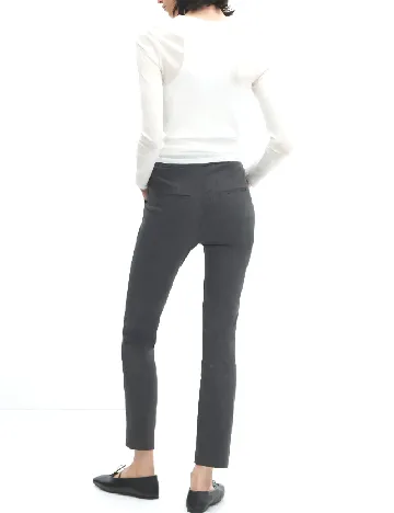 Pantaloni Mango, gri