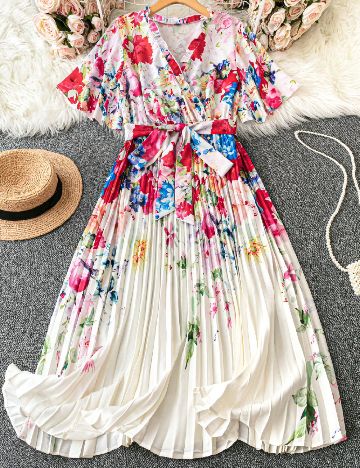 Rochie medie SHEIN CURVE, floral print