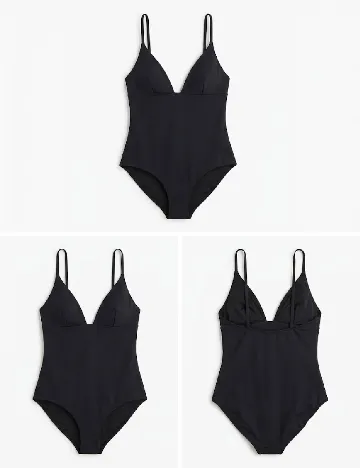 Costum de baie Zara, negru