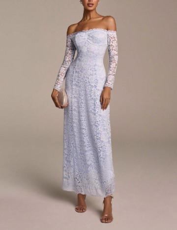 Rochie medie Cosmina, albastru