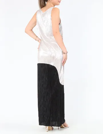 Rochie medie Zara, negru/crem