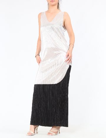 Rochie medie Zara, negru/crem