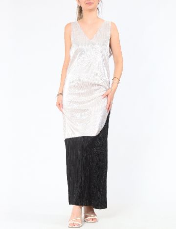 Rochie medie Zara, negru/crem