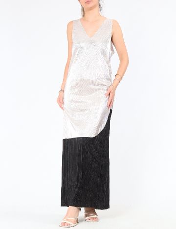 Rochie medie Zara, negru/crem
