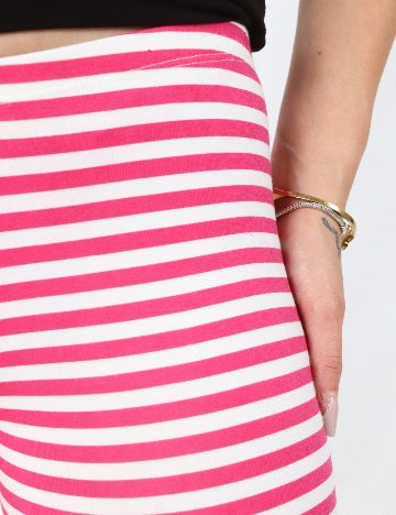 Colanti trei sferturi Zara, alb/roz