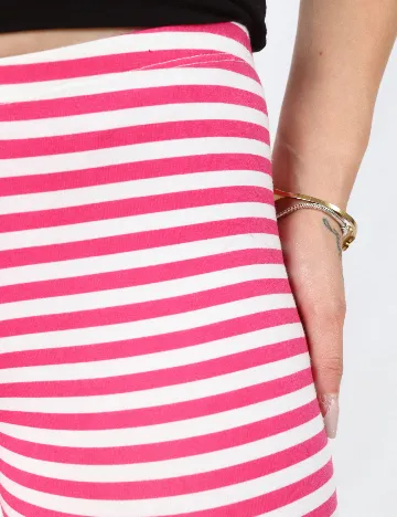 Colanti trei sferturi Zara, alb/roz