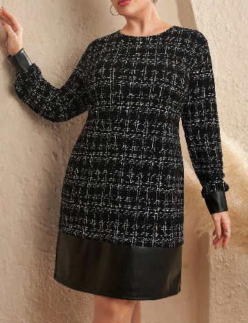 Rochie scurta SHEIN CURVE, negru