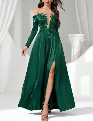 Rochie lunga SHEIN, verde