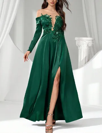 Rochie lunga SHEIN, verde