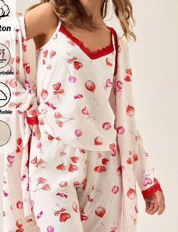 Pijama SHEIN, alb