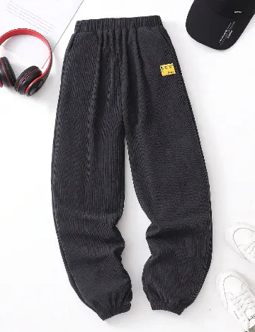 Pantaloni Shein Kids, bleumarin