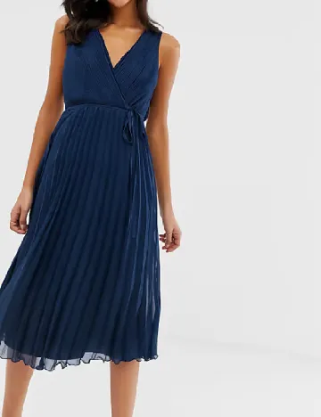 Rochie medie ASOS, bleumarin