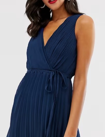 Rochie medie ASOS, bleumarin