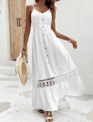 Rochie lunga SHEIN, alb