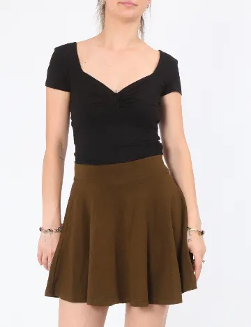 Fusta Pull&Bear, verde