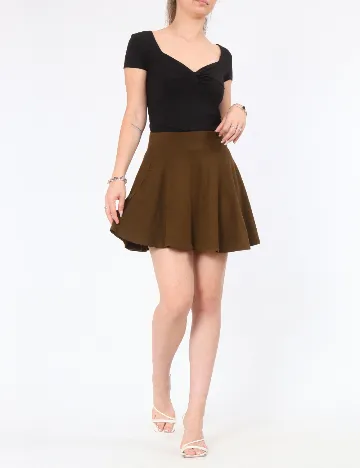 Fusta Pull&Bear, verde