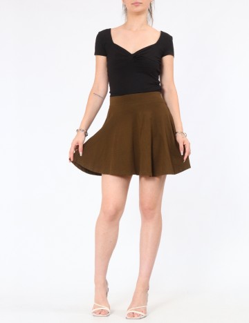 Fusta Pull&Bear, verde