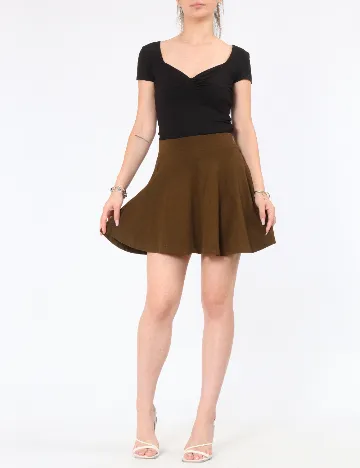 Fusta Pull&Bear, verde
