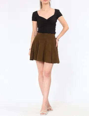 Fusta Pull&Bear, verde