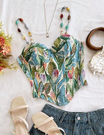 Top SHEIN, mix culori
