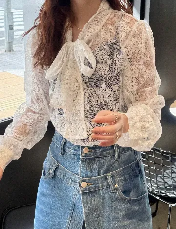 Bluza Friful, alb
