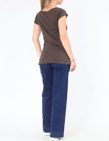 Tricou Pull&Bear, maro