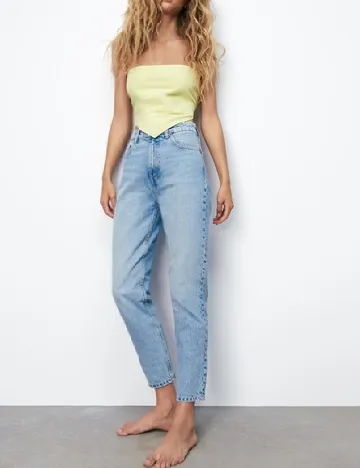 Top Zara, verde deschis