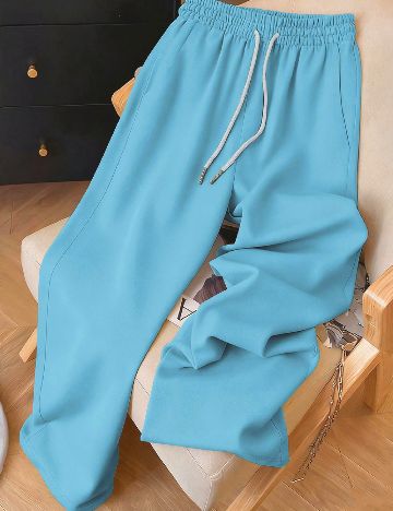 Pantaloni SHEIN, albastru