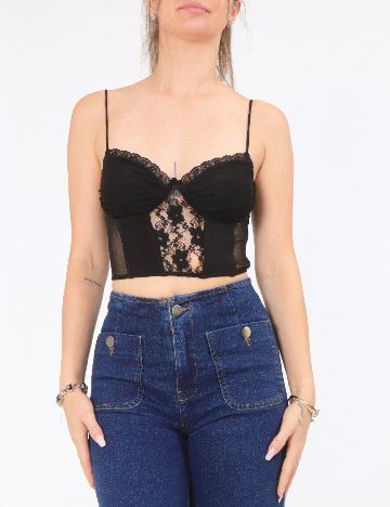 Top Pull&Bear, negru