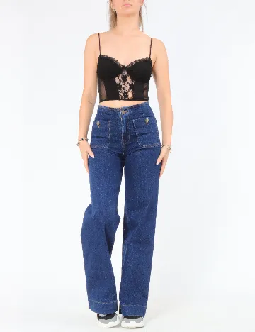 Top Pull&Bear, negru