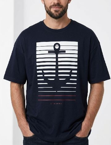 Tricou Zara, bleumarin inchis
