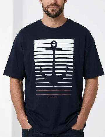 Tricou Zara, bleumarin inchis