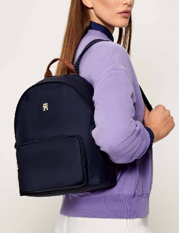 Ghiozdan Tommy Hilfiger, bleumarin inchis