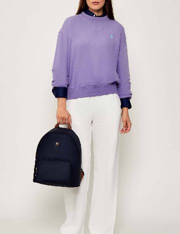 Ghiozdan Tommy Hilfiger, bleumarin inchis