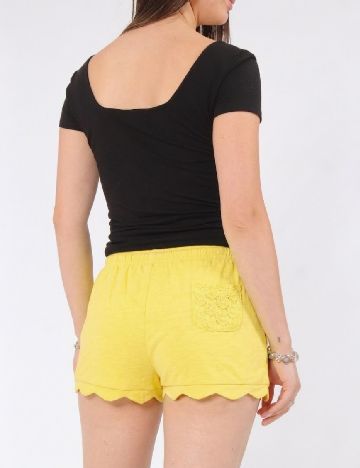Pantaloni scurti Zara, galben
