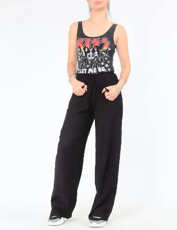 Body Bershka, gri inchis