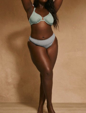 Sutien de baie Musera Plus Size, verde