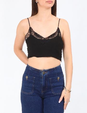 Top Zara, negru