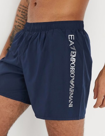Short de baie Emporio Armani, bleumarin