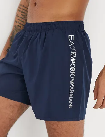 Short de baie Emporio Armani, bleumarin