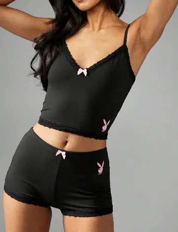 Pijama Missguided, negru