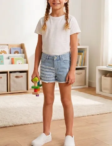 Pantaloni scurti Zara, albastru